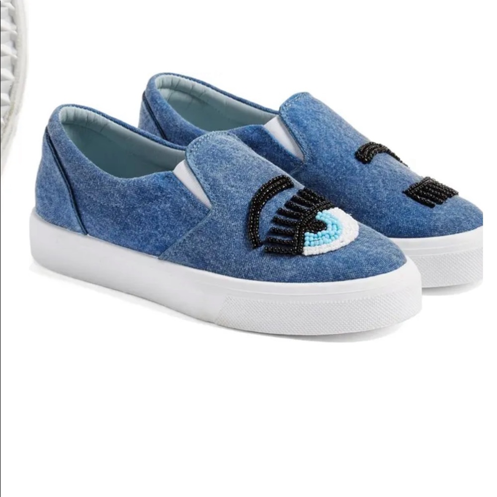 Chiara Ferragni Flirting Beaded Slip-On Sneaker